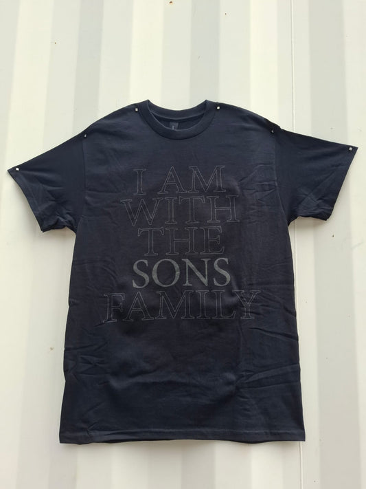 96.3 Sons - I'm With The Sons Family Black Tee